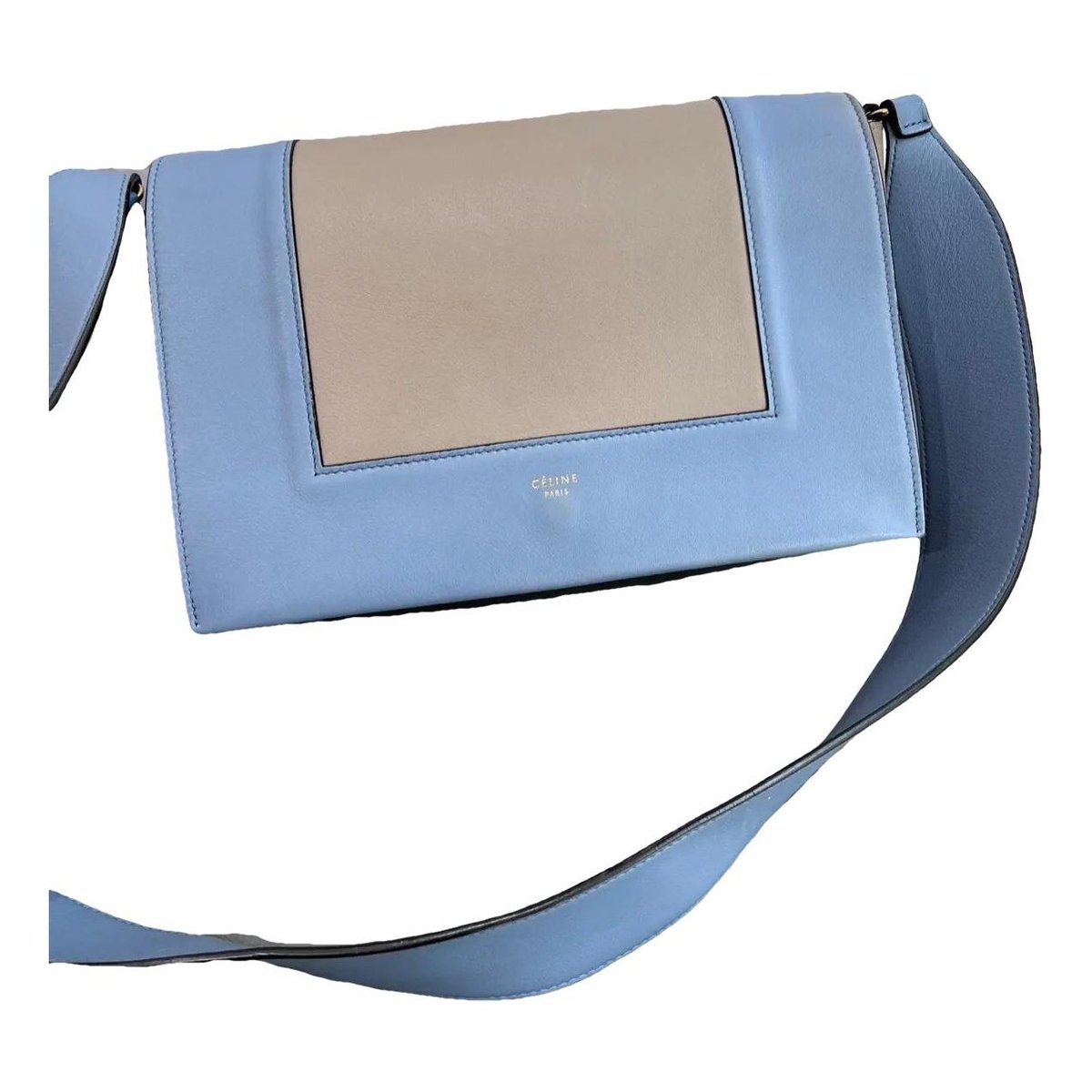 Frame leather crossbody bag