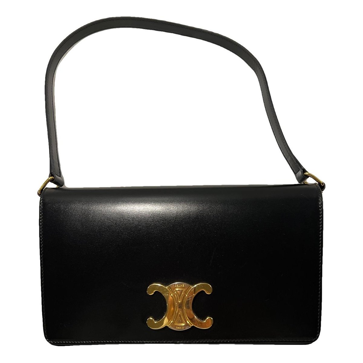 Triomphe leather handbag