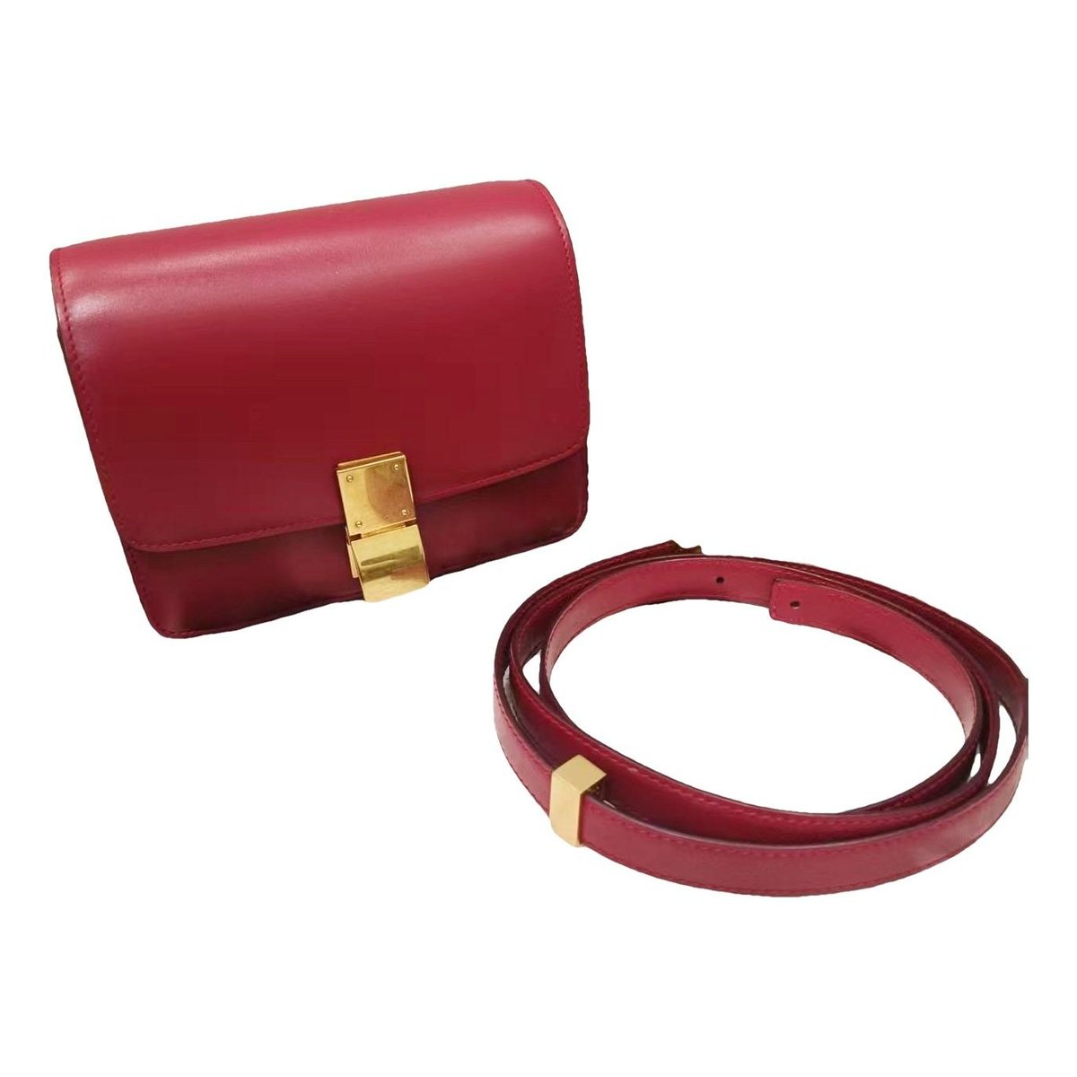 Classic leather handbag