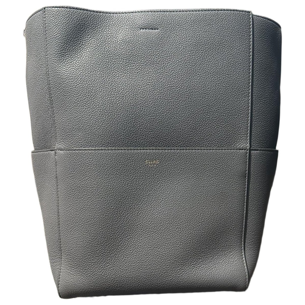 Seau Sangle leather tote