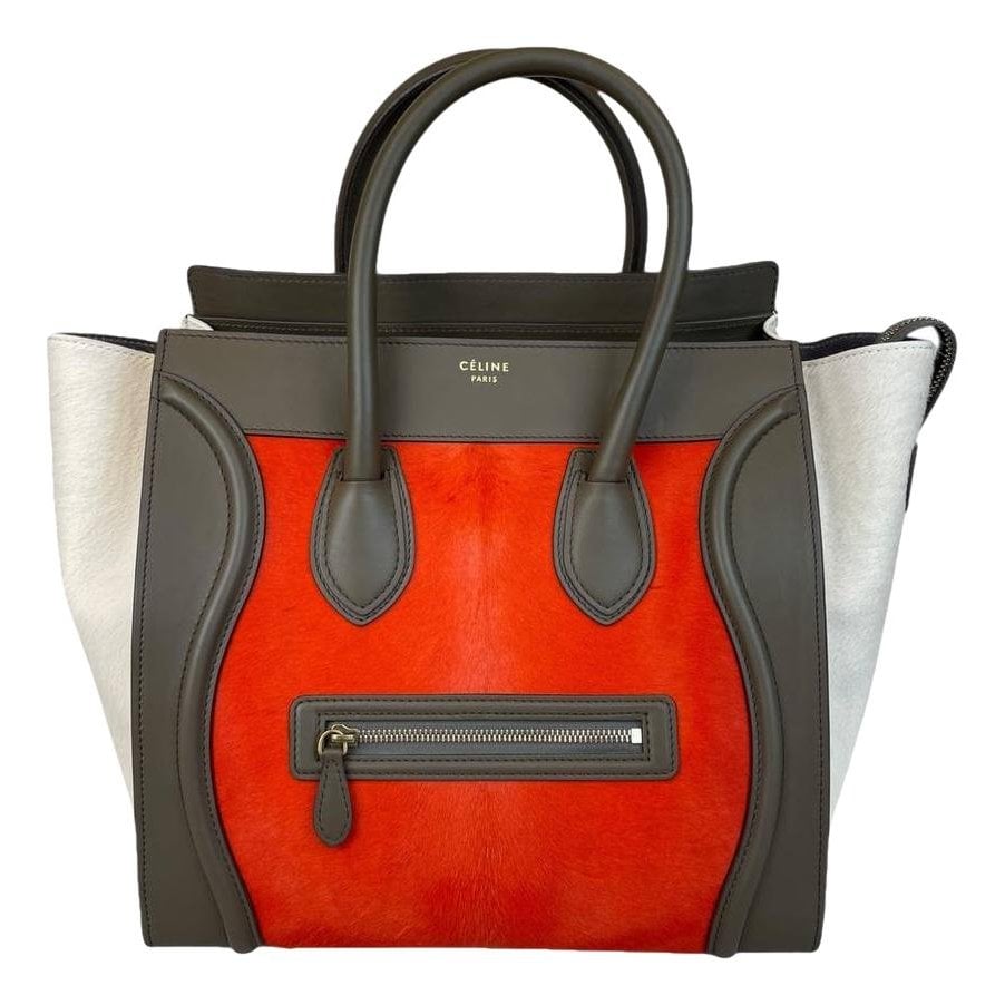 Luggage leather handbag