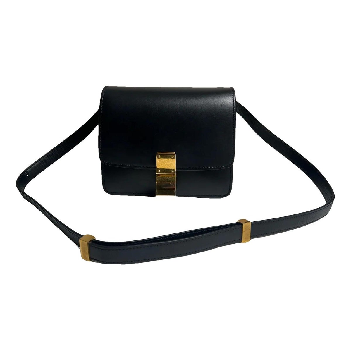 Classic leather crossbody bag
