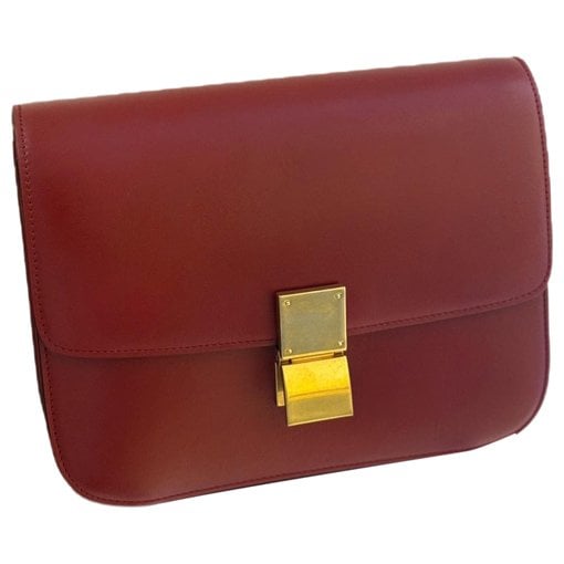 Classic leather crossbody bag