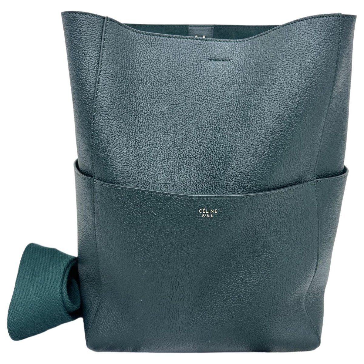 Seau Sangle leather handbag