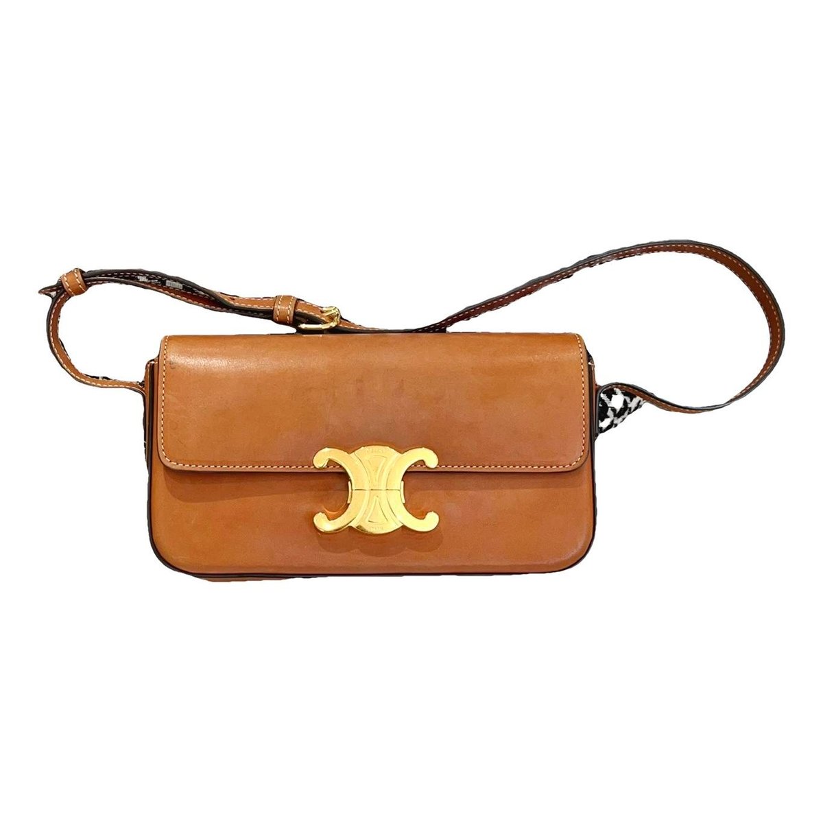 Triomphe Long leather handbag