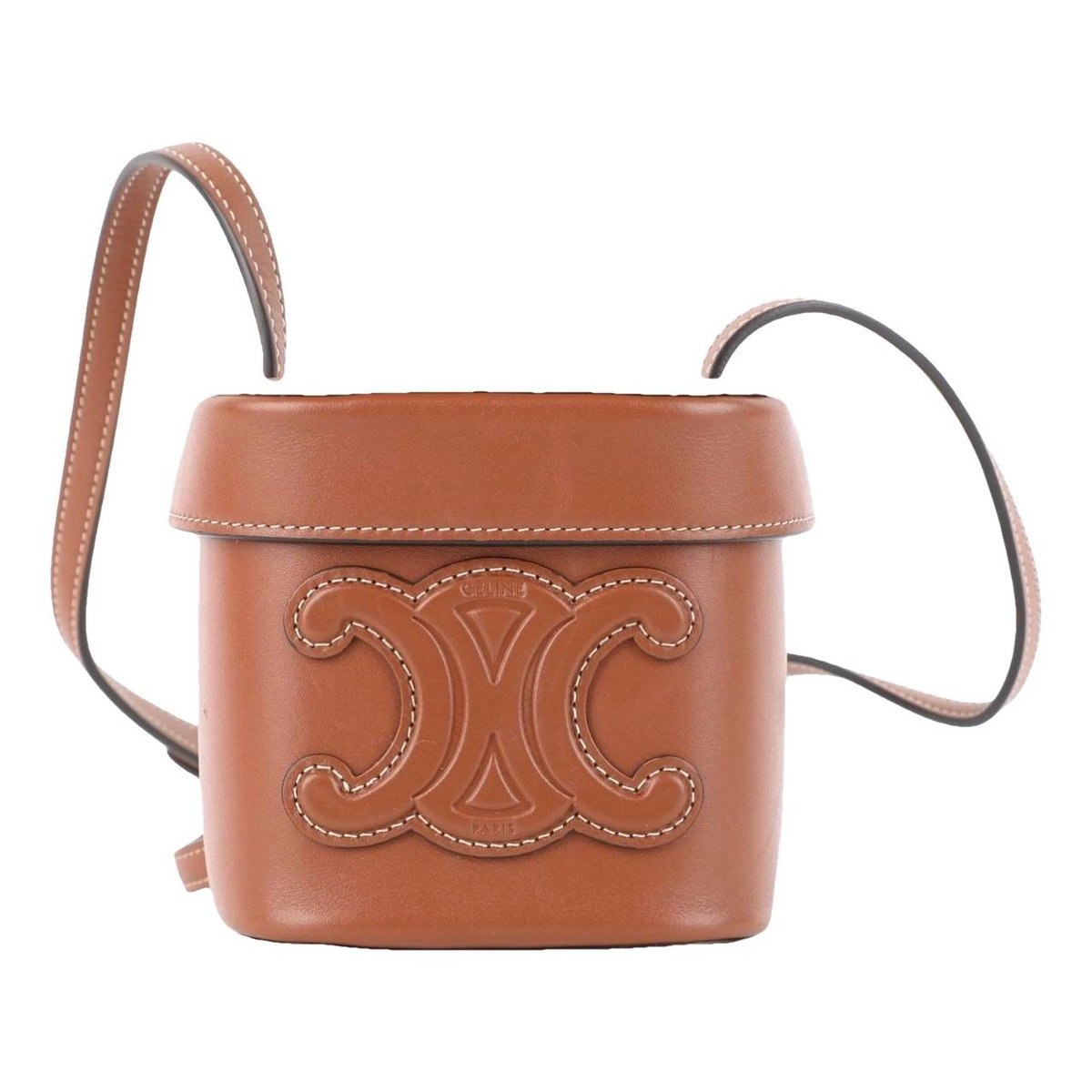 Triomphe leather handbag