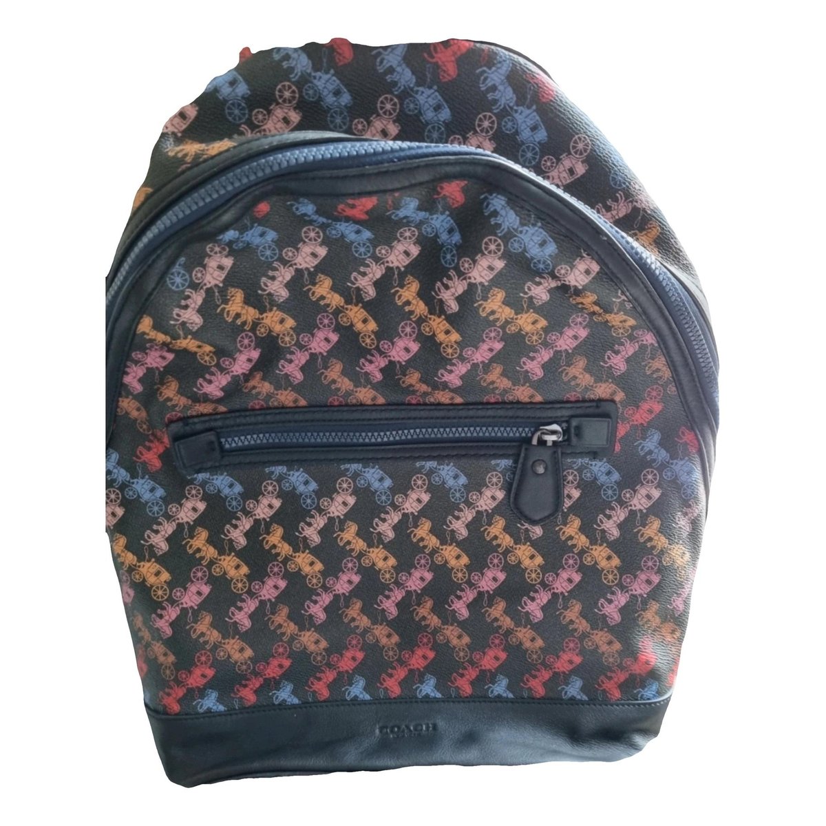 Campus leather backpack
