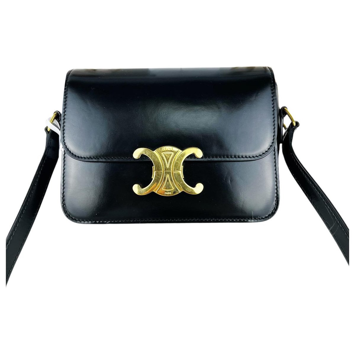 Triomphe leather handbag