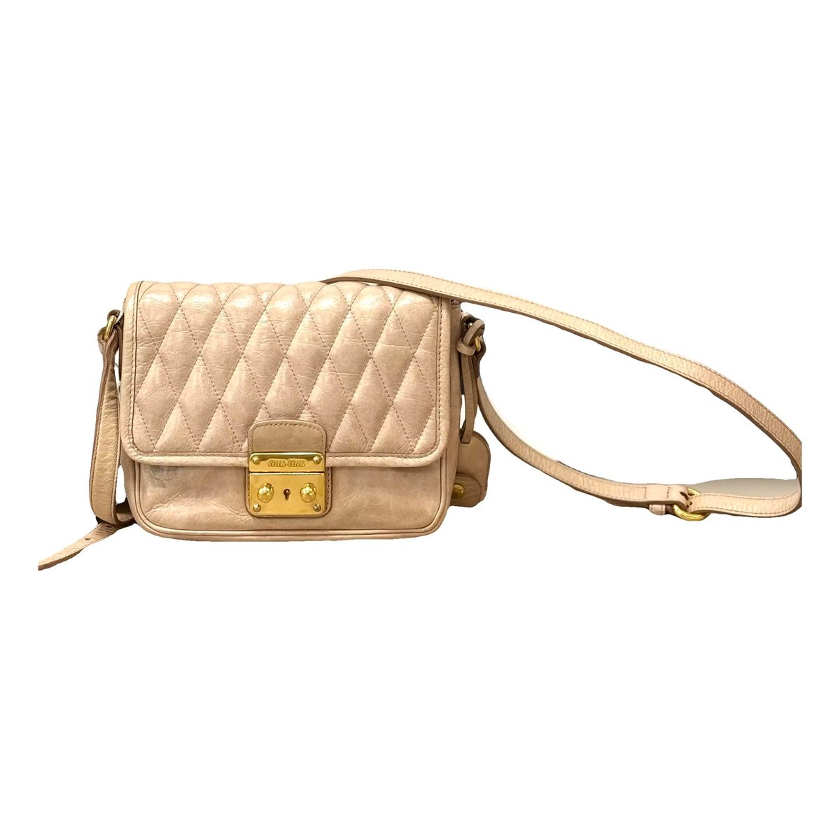 Miu Confidential leather crossbody bag
