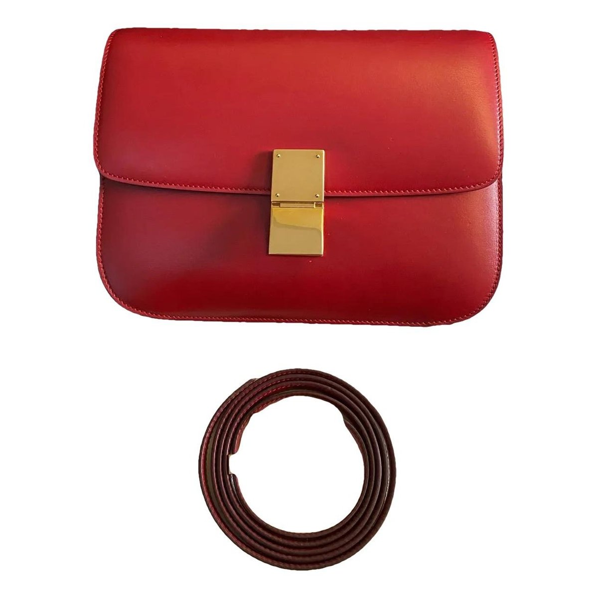 Classic leather handbag