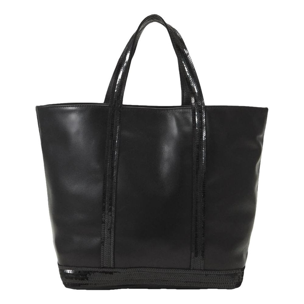 Cabas leather handbag