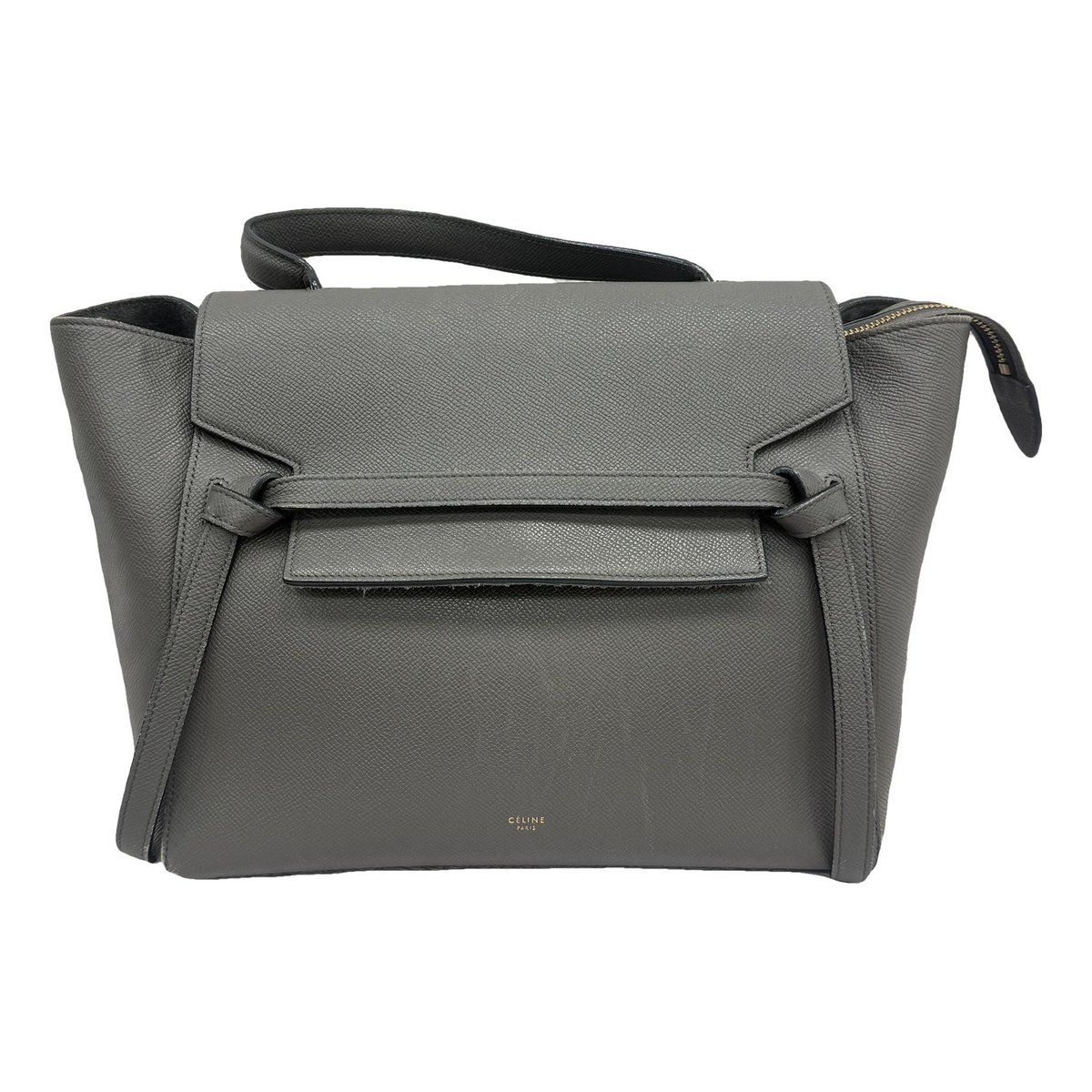 Belt leather handbag