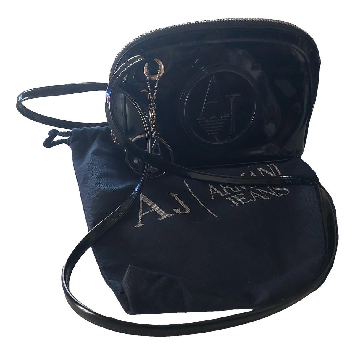 Patent leather crossbody bag