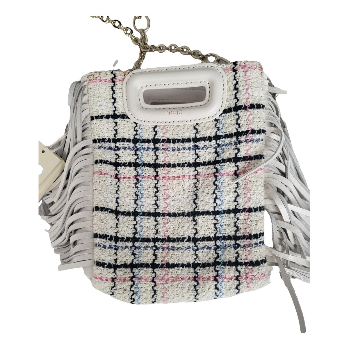 Sac M tweed crossbody bag