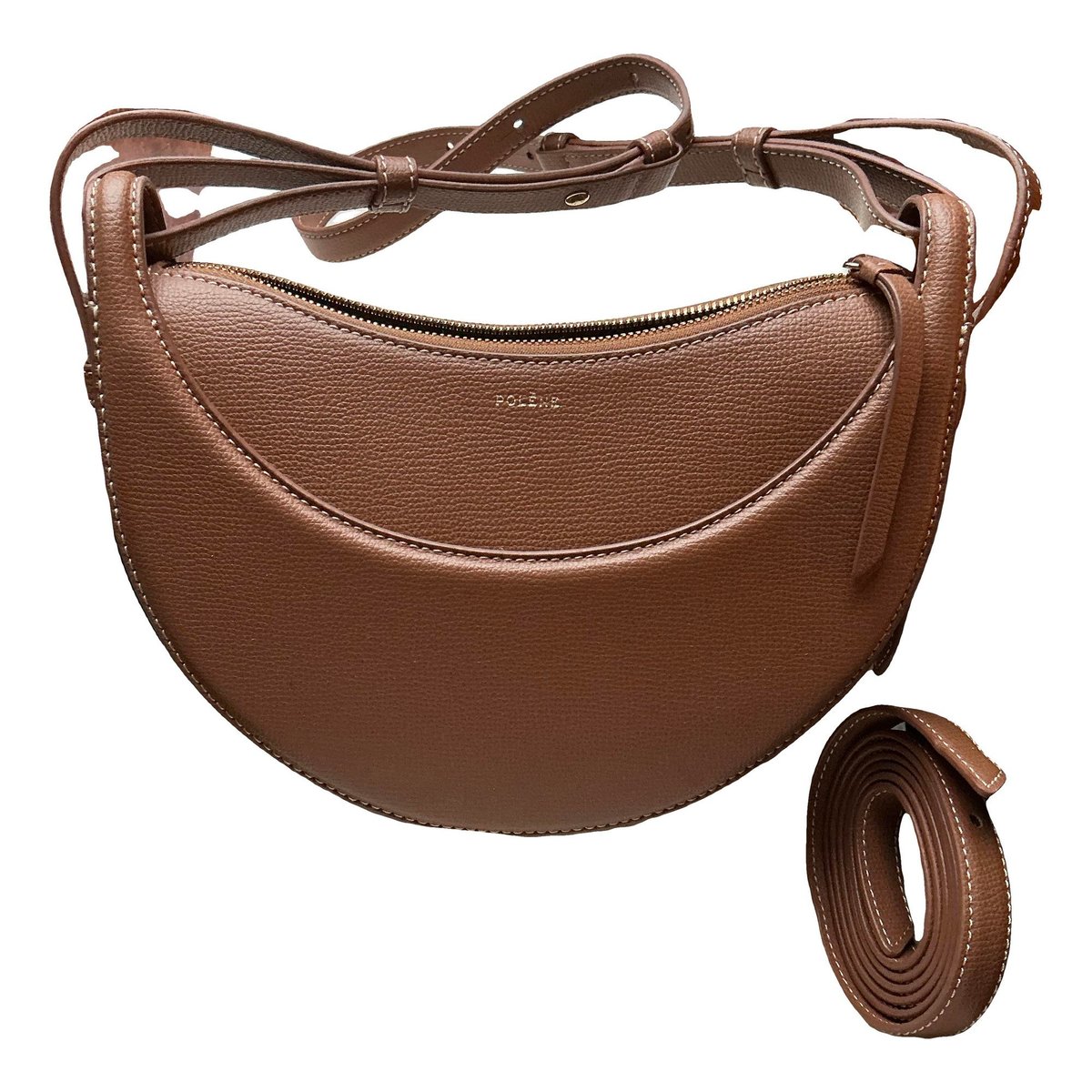 Numéro Dix leather crossbody bag