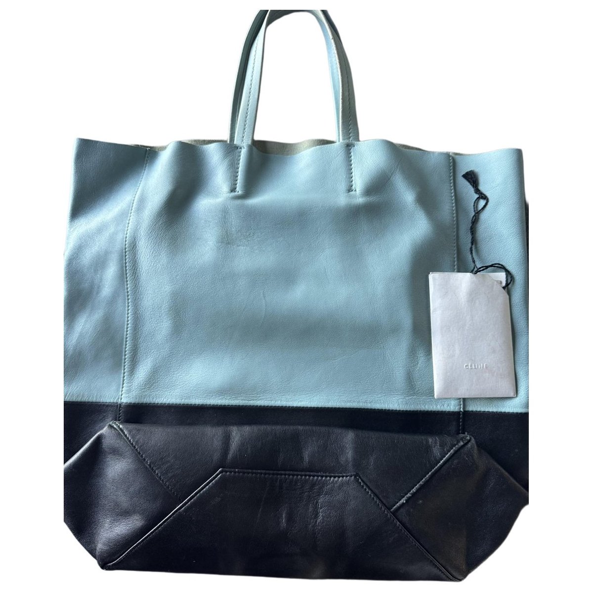 Cabas leather tote