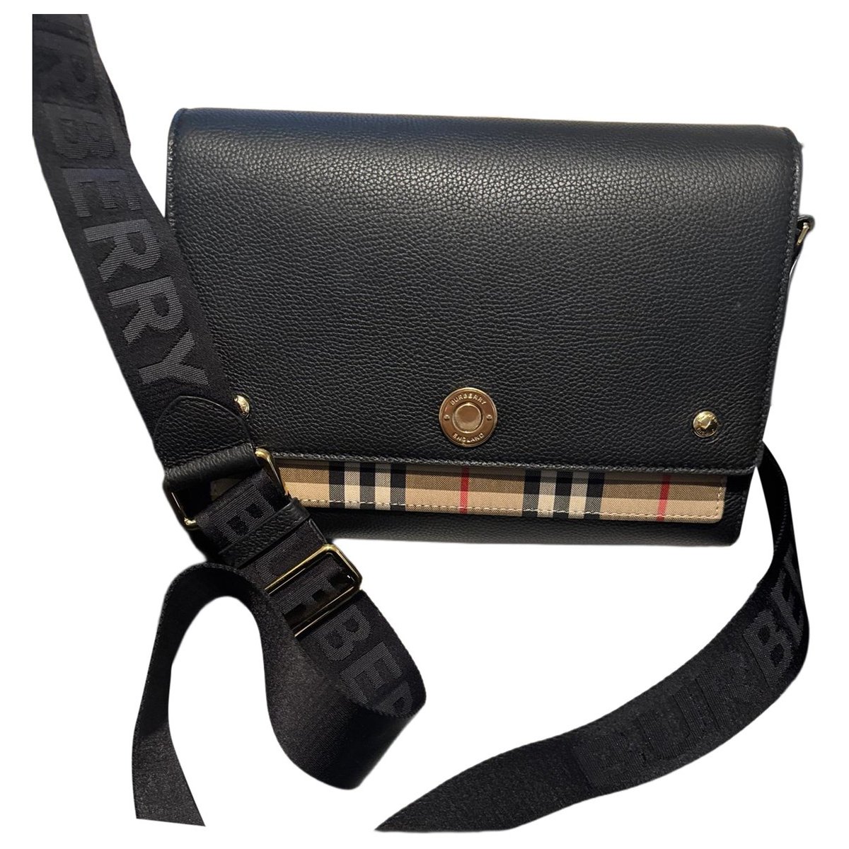Note leather handbag