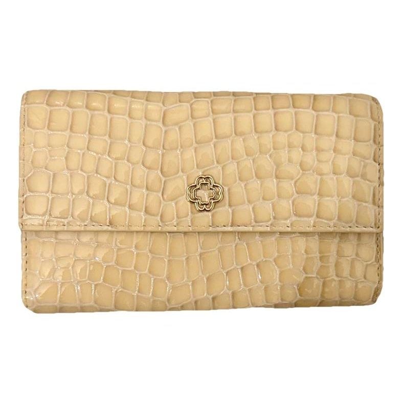 Leather clutch bag
