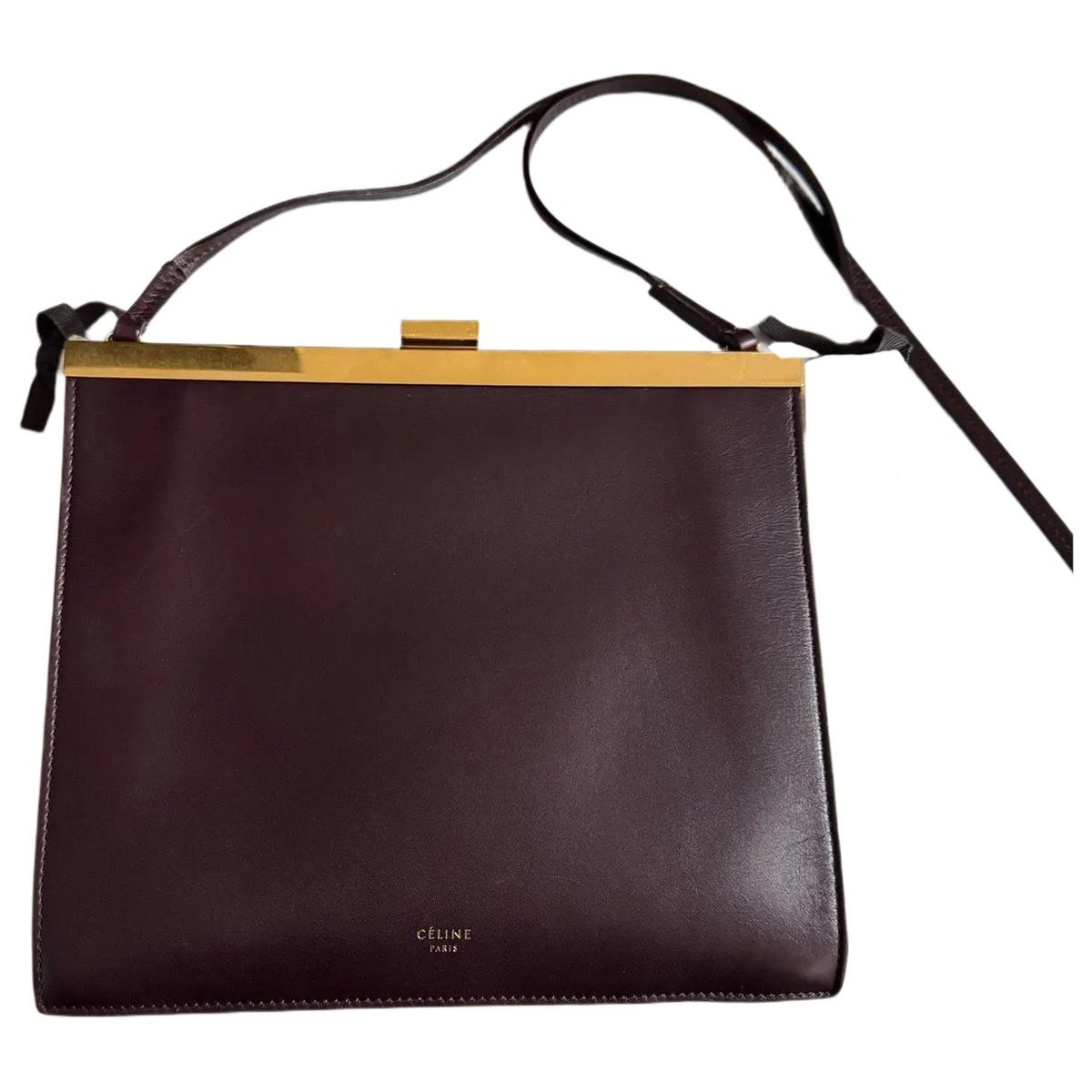 Trio leather crossbody bag