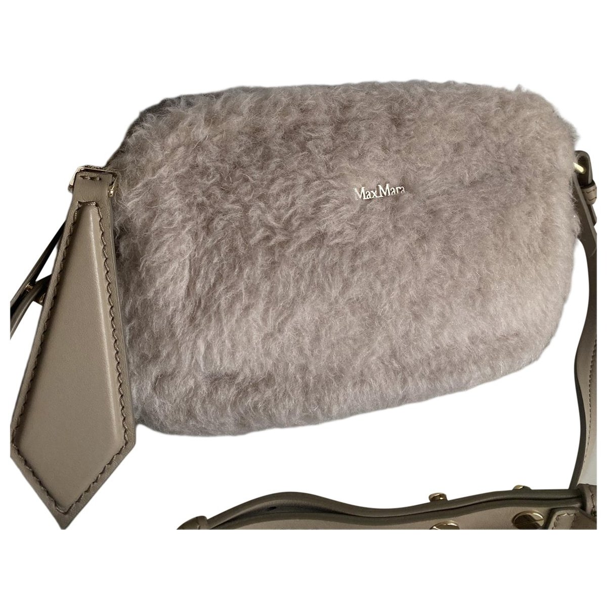 Mongolian lamb crossbody bag