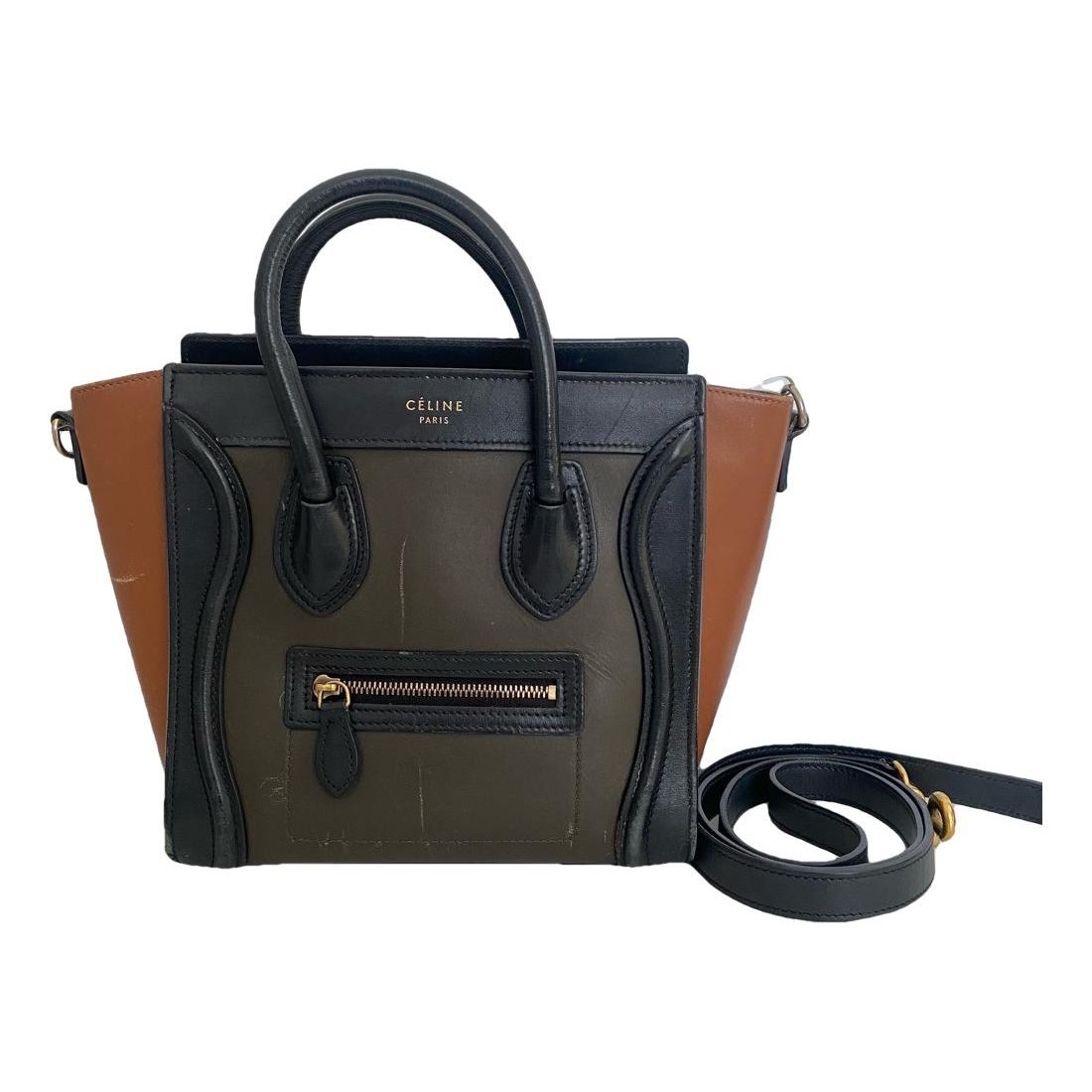 Luggage leather handbag