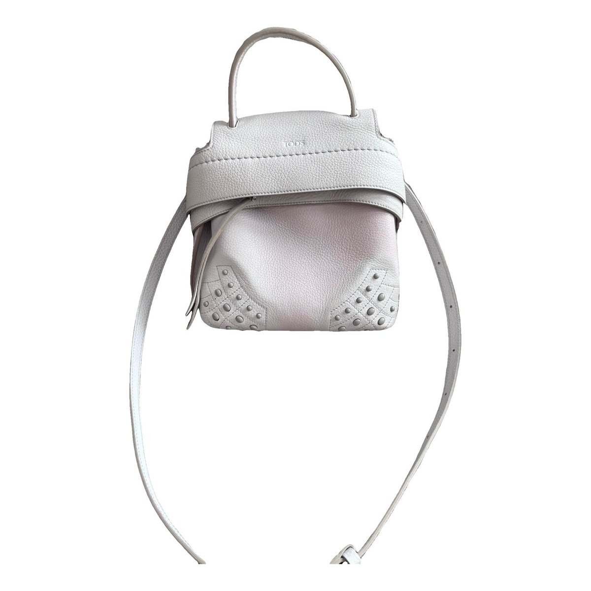 Wave leather crossbody bag