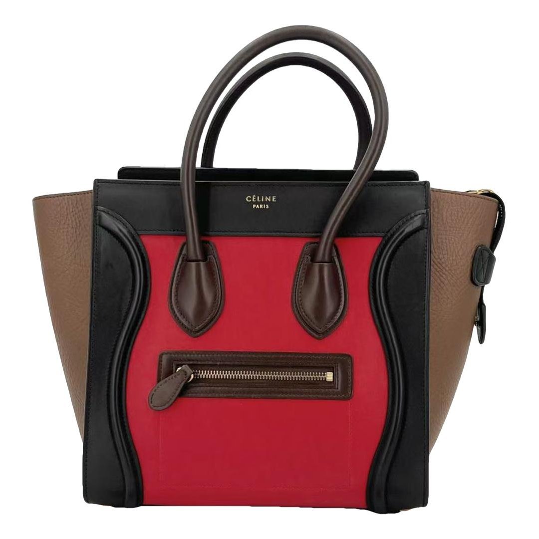 Luggage leather handbag
