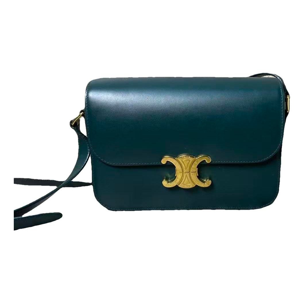 Triomphe leather handbag
