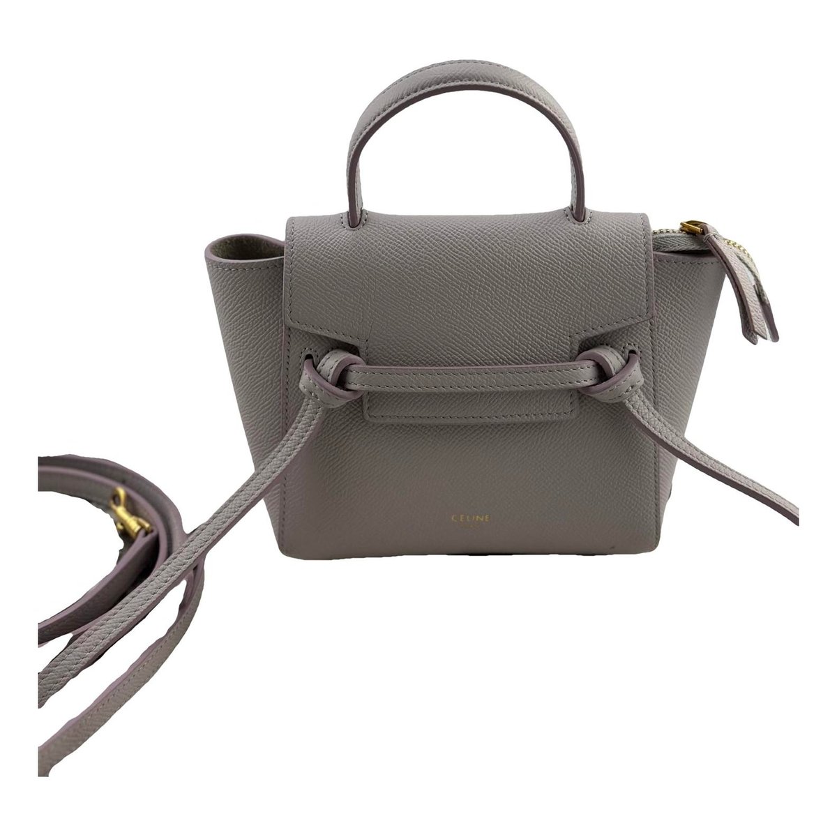 Belt leather handbag