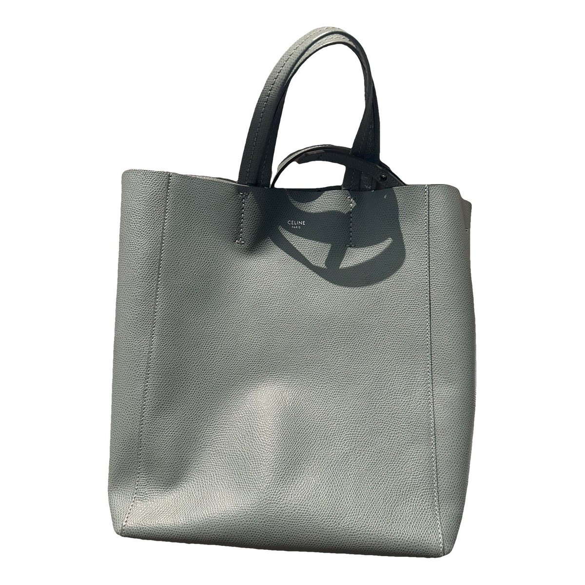 Cabas leather tote