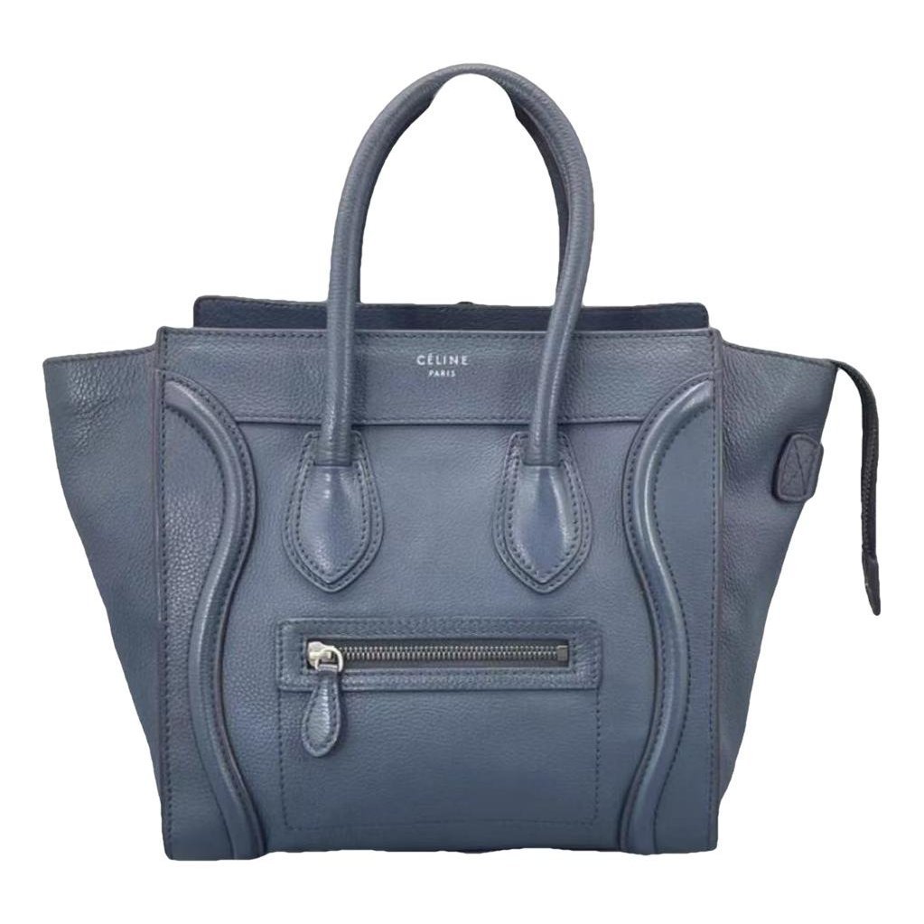 Luggage leather tote