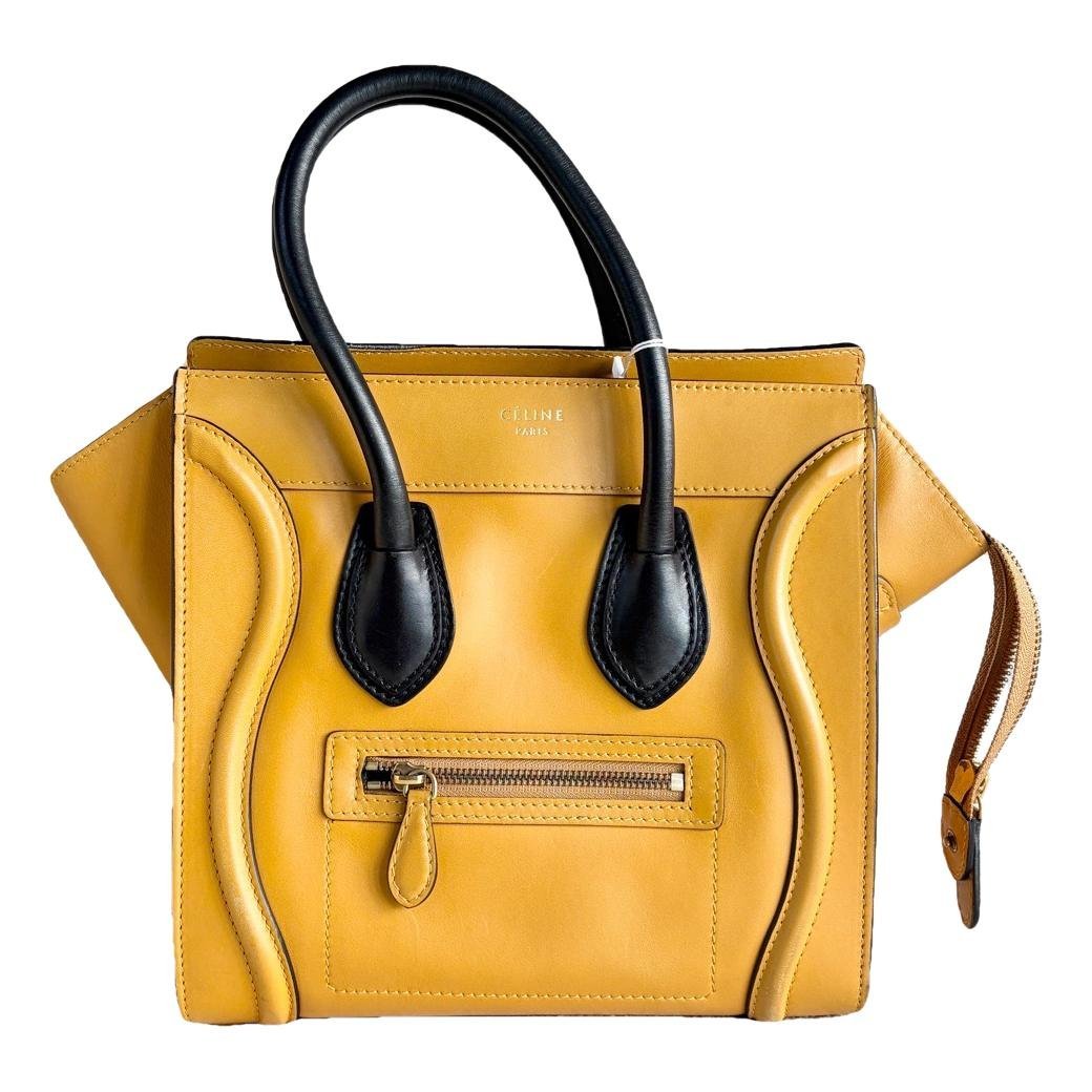 Luggage leather handbag