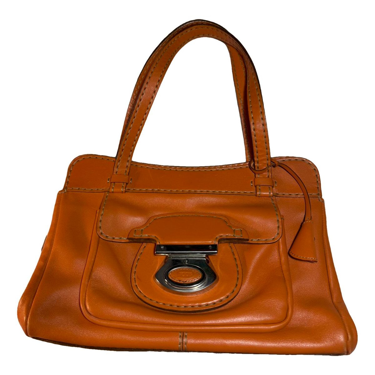 D Bag leather handbag