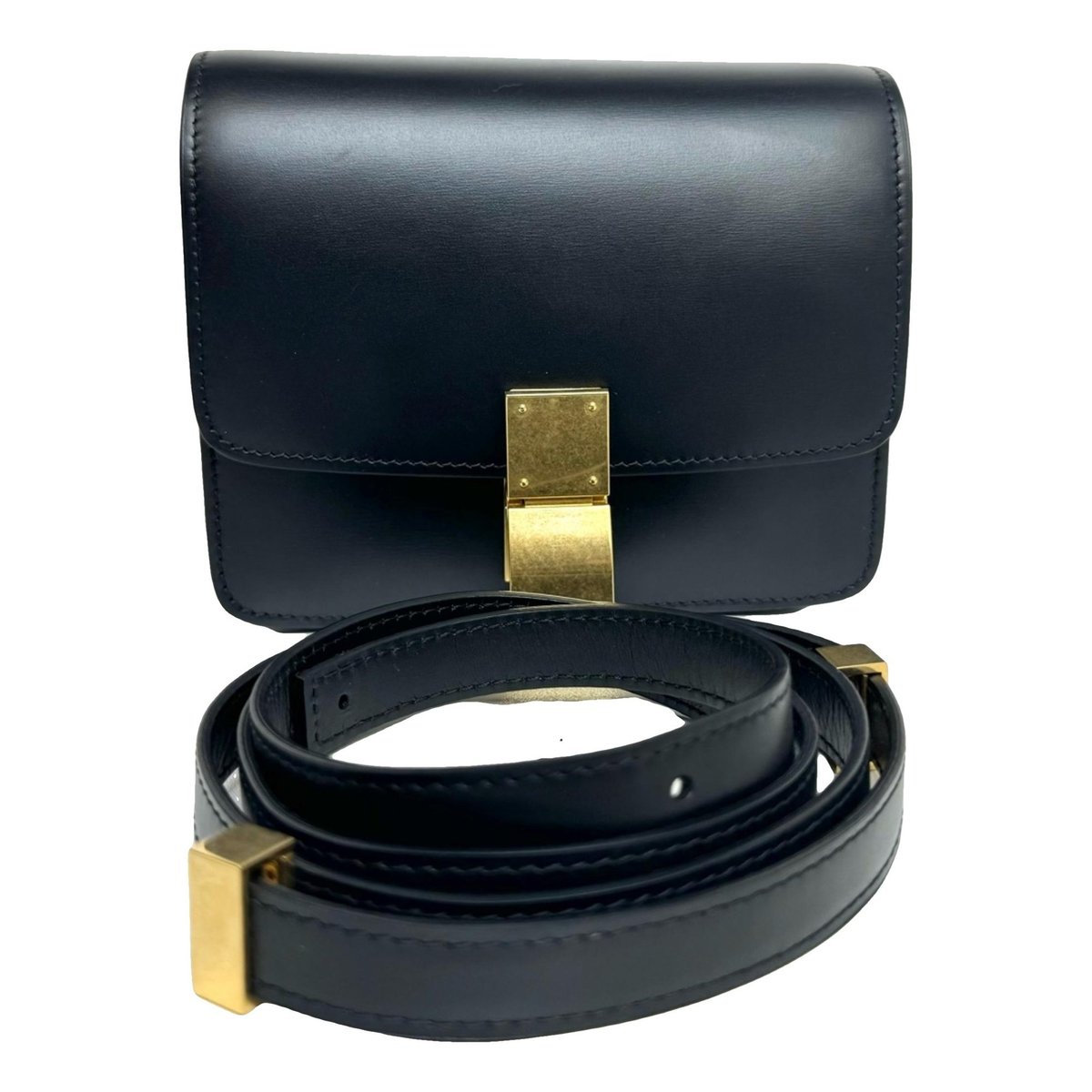 Classic leather crossbody bag