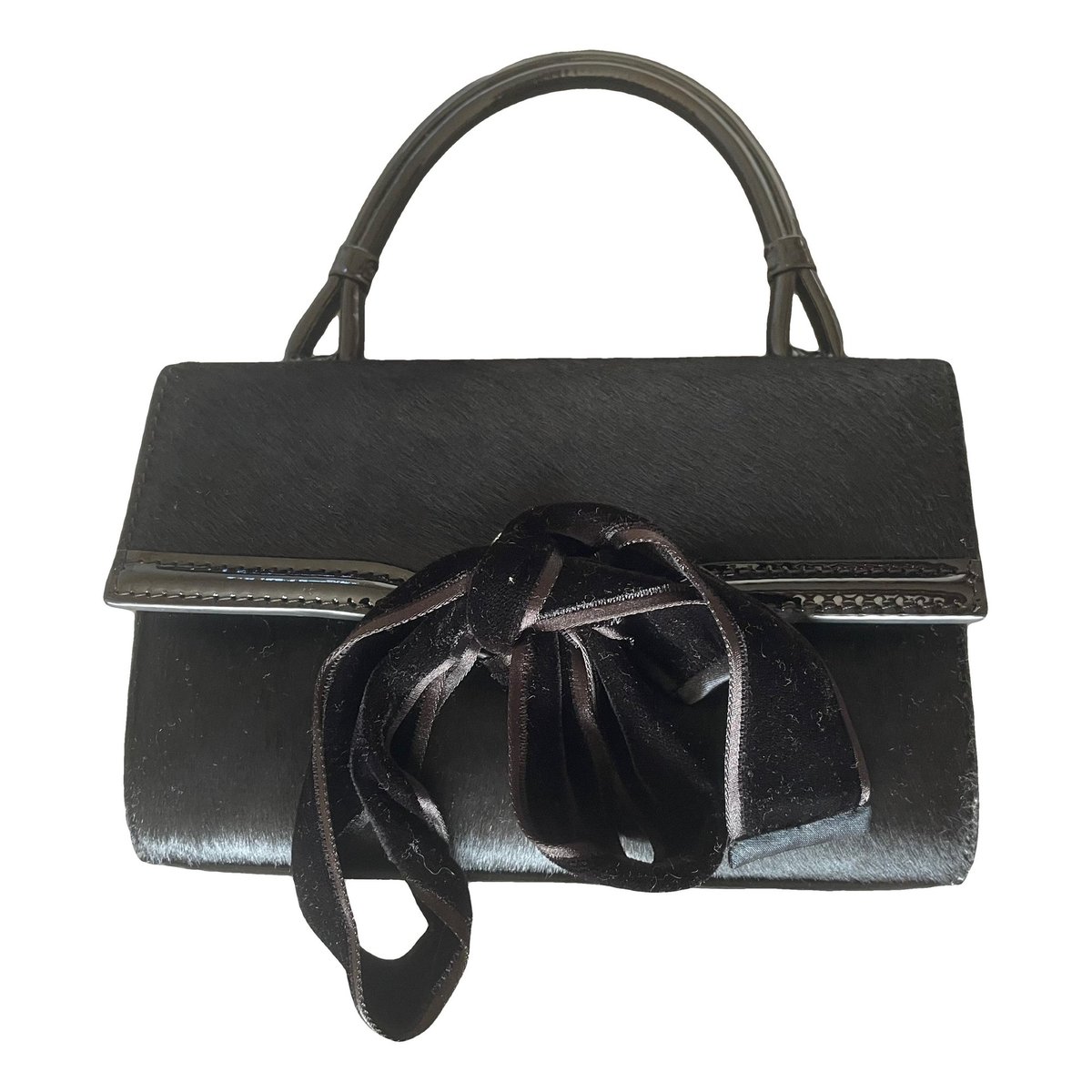 Patent leather handbag