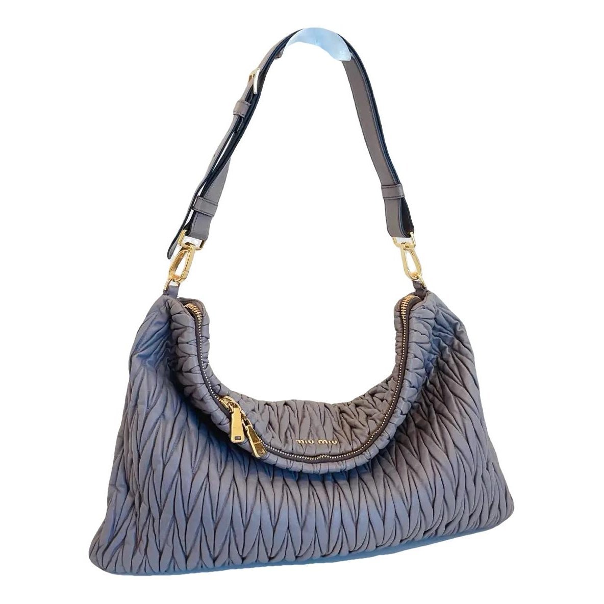 Miu Wander leather handbag