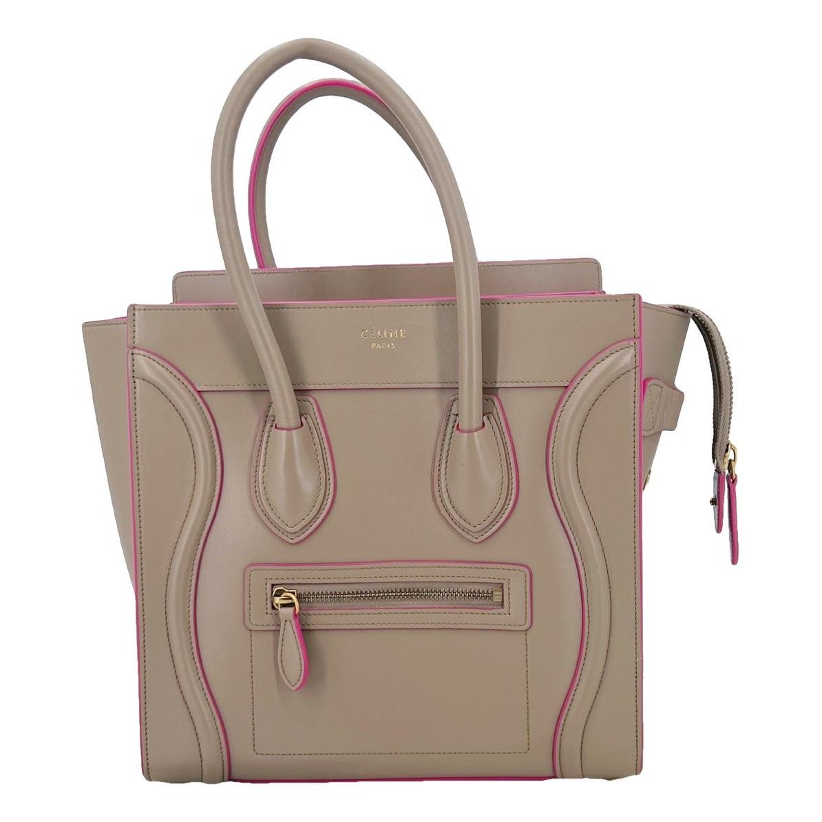 Luggage leather handbag