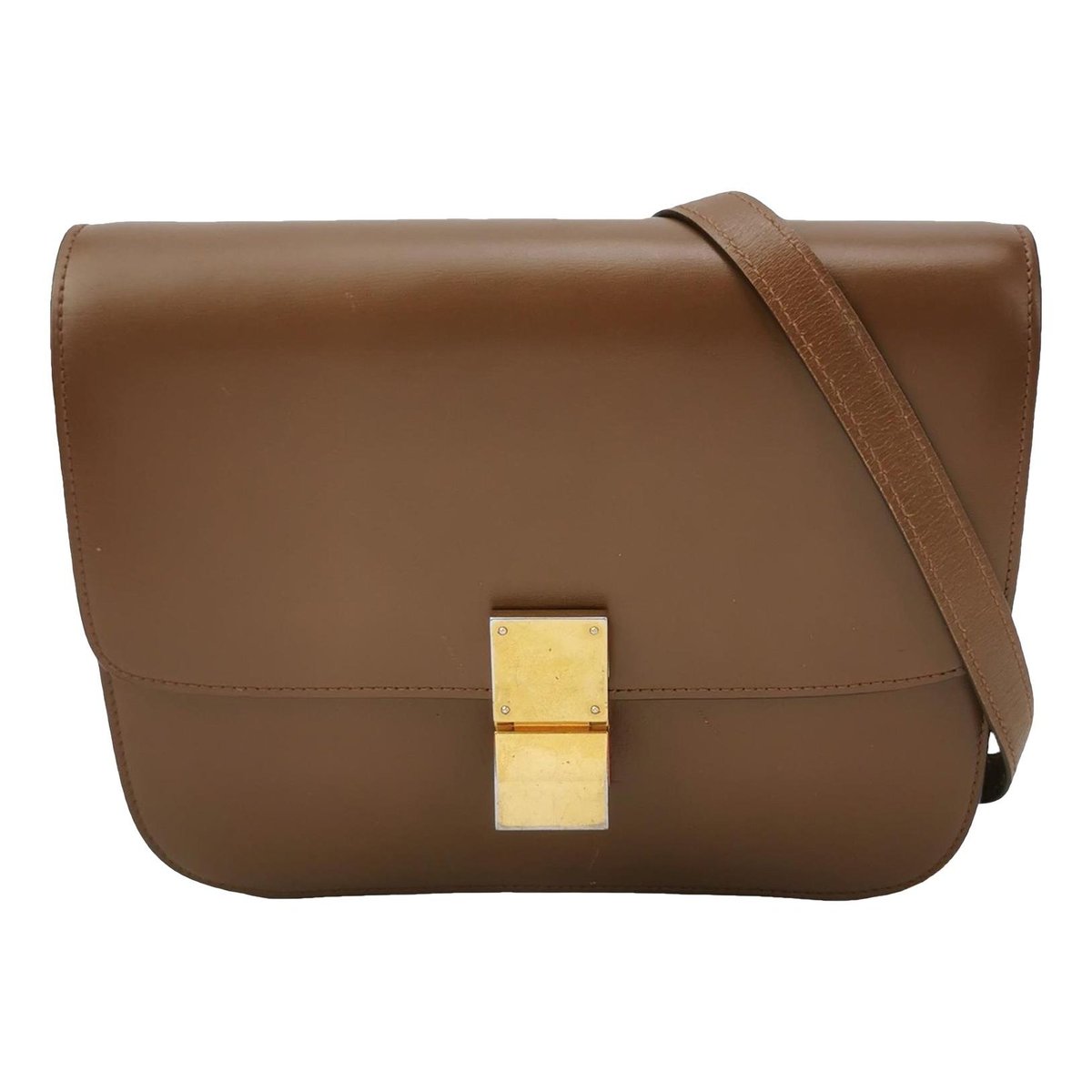 Classic leather crossbody bag