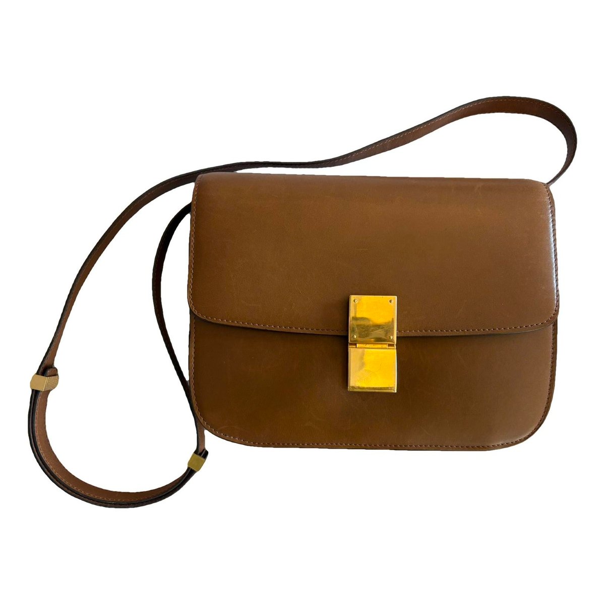 Classic leather crossbody bag