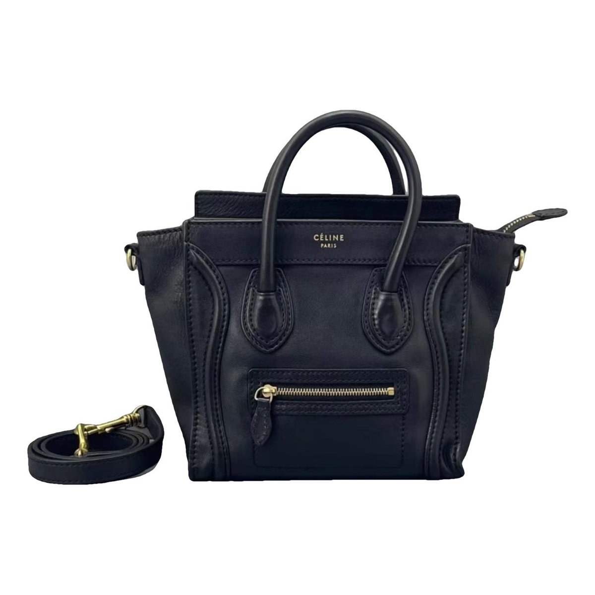 Nano Luggage leather tote