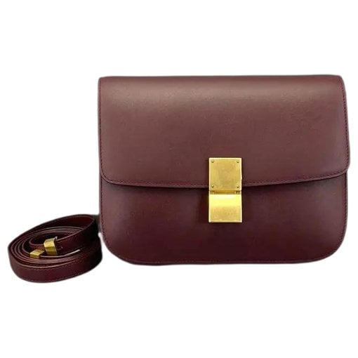 Classic leather crossbody bag