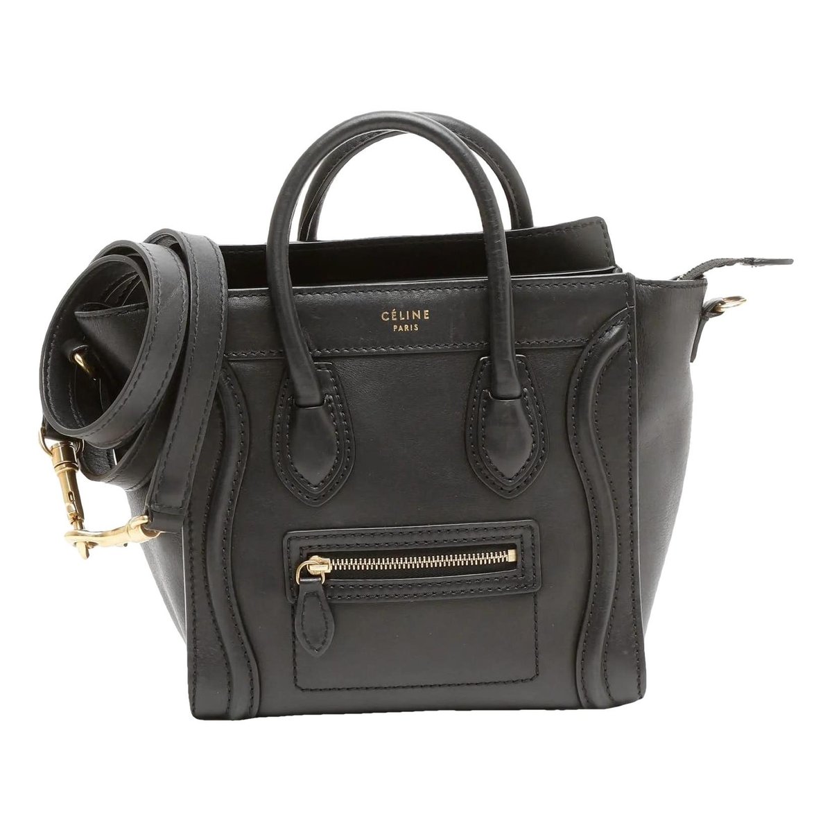 Nano Luggage leather handbag