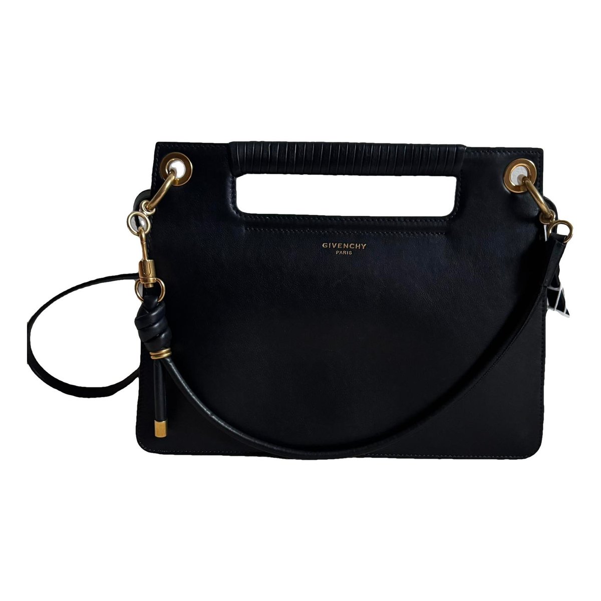 Whip leather crossbody bag