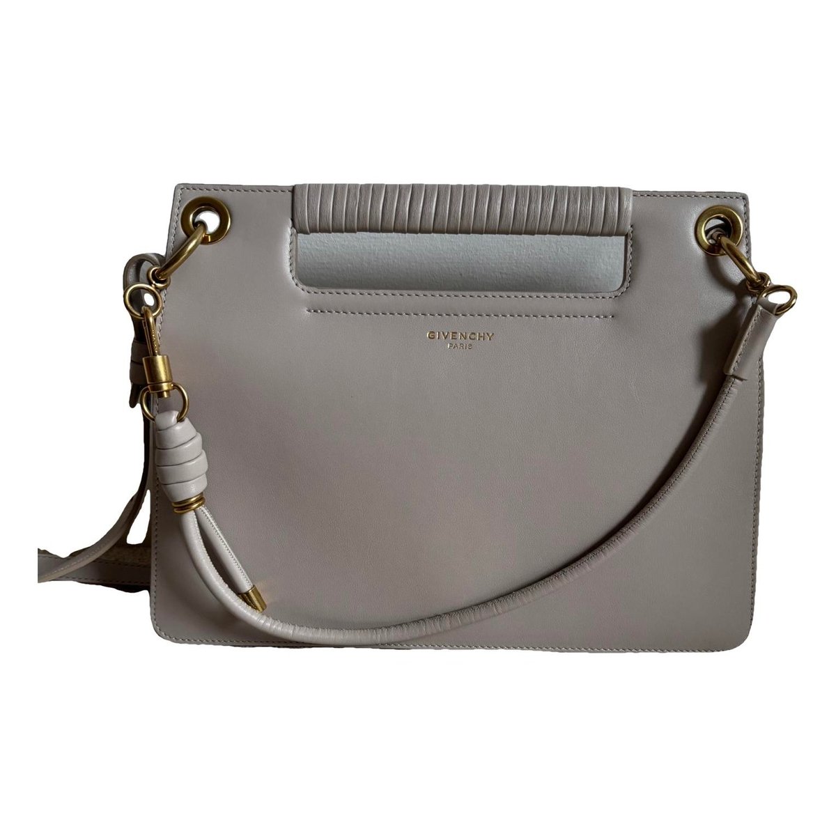 Whip leather crossbody bag