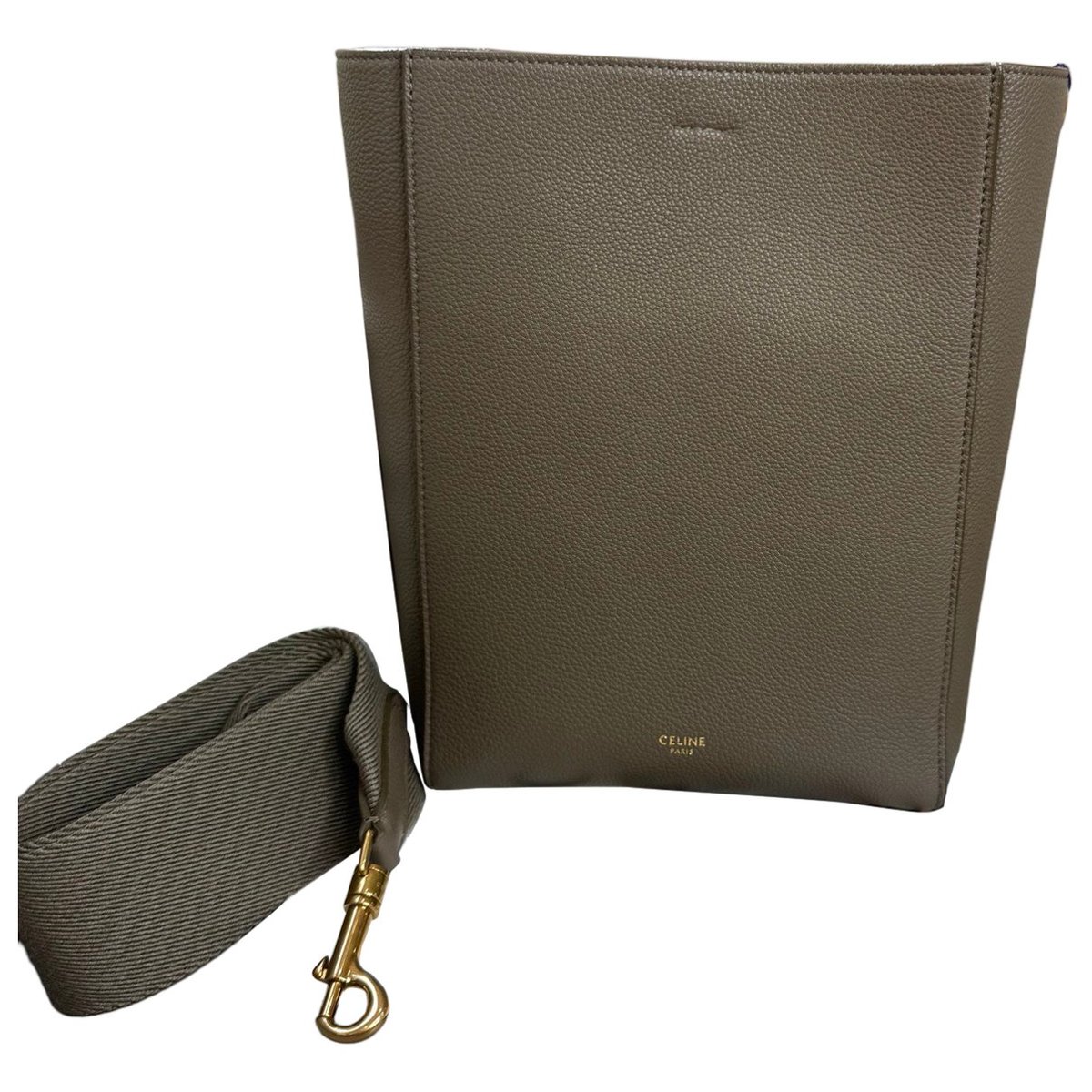 Seau Sangle leather handbag