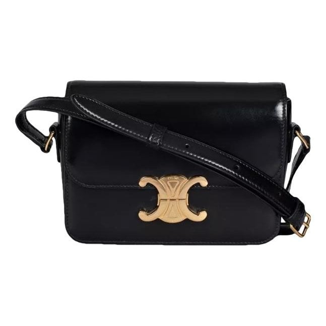 Triomphe leather handbag