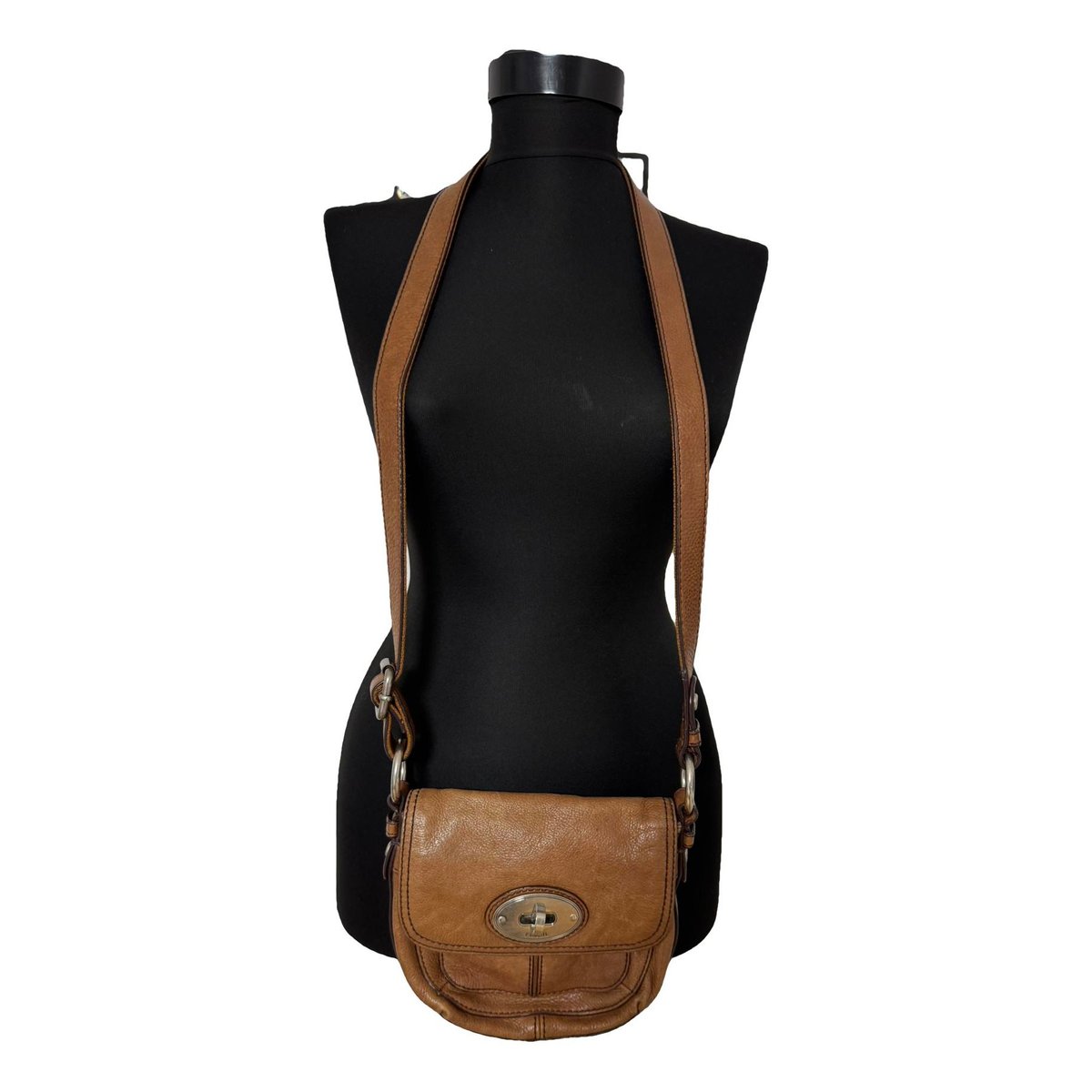 Leather crossbody bag