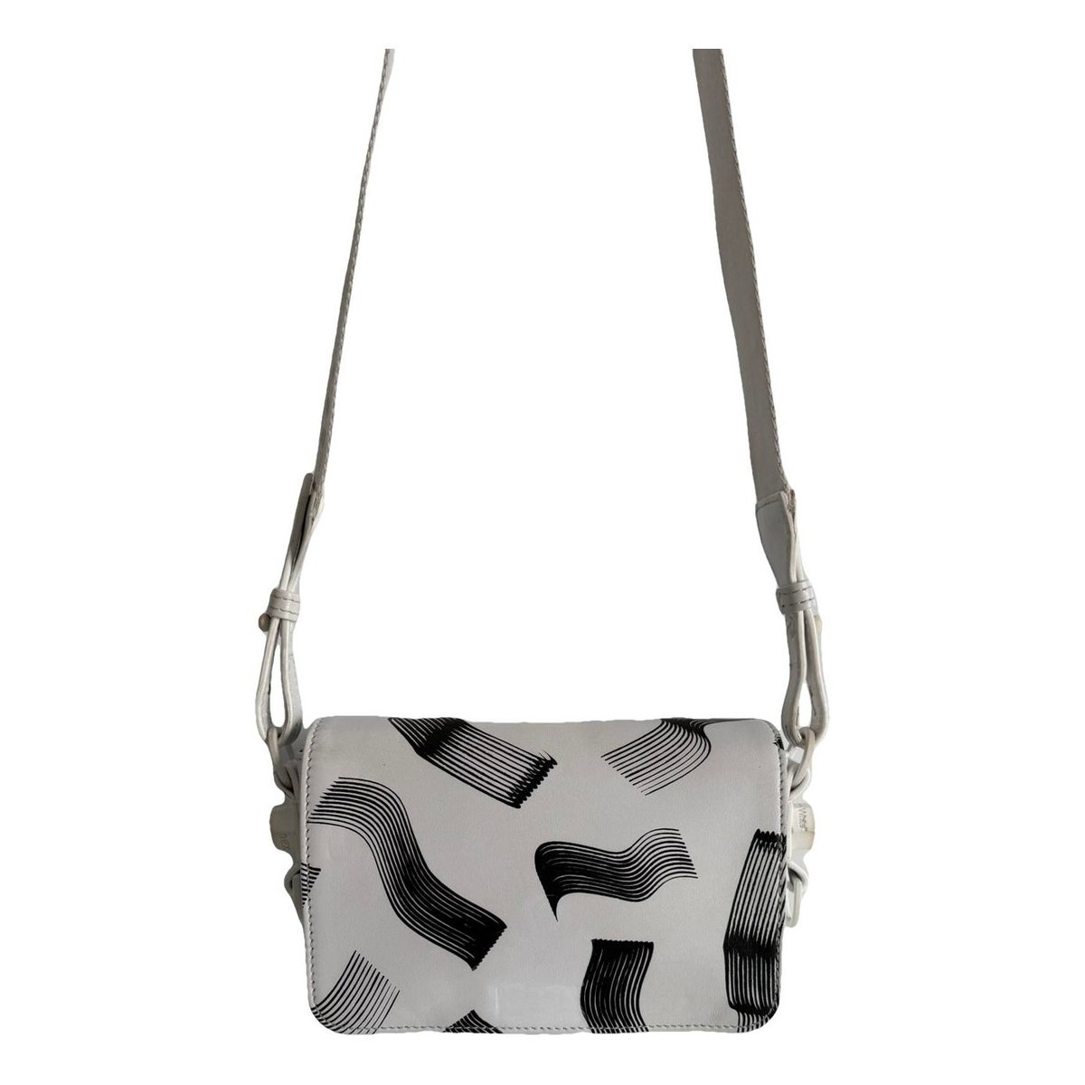 Sculpture leather crossbody bag