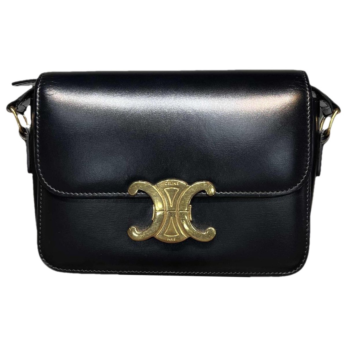 Triomphe leather handbag