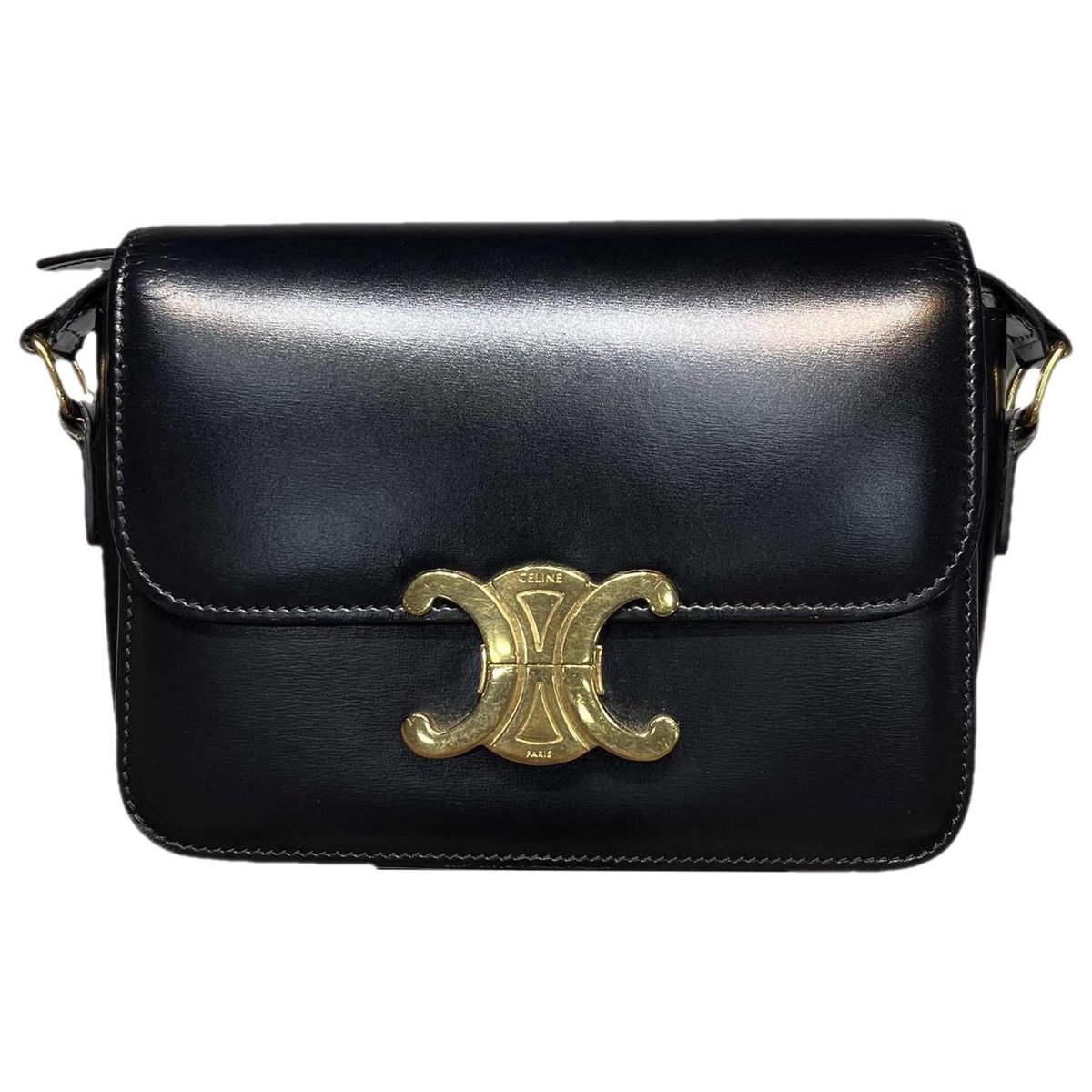 Triomphe leather handbag